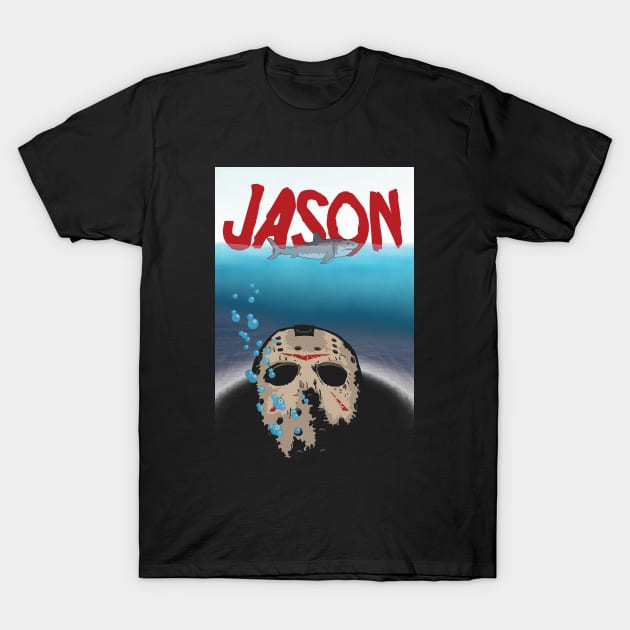 Jason Vs Jaws T-Shirt by Ibentmywookiee